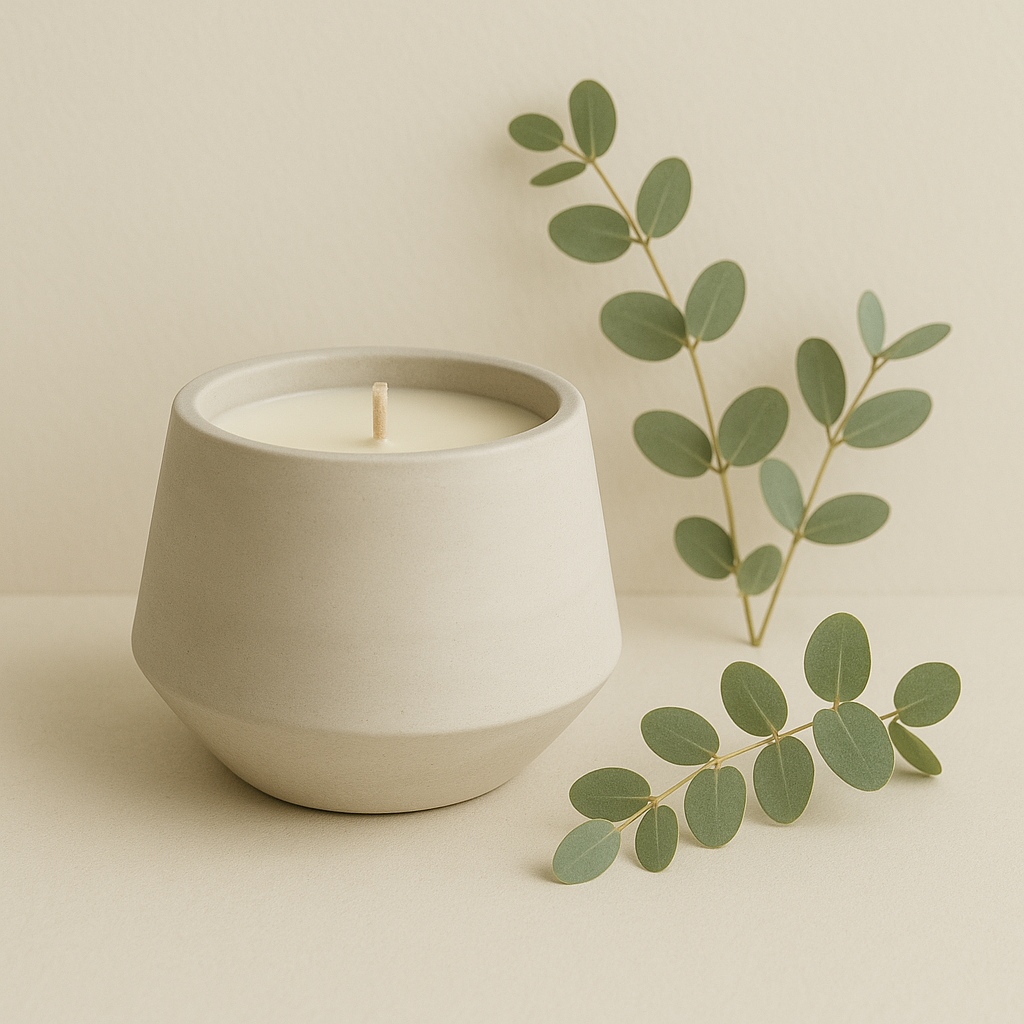 Transport yourself to the coast with Summer on Salt Spring – a fruity soy-blend candle in a reusable concrete jar. Banana, pear & peach bliss in every burn.