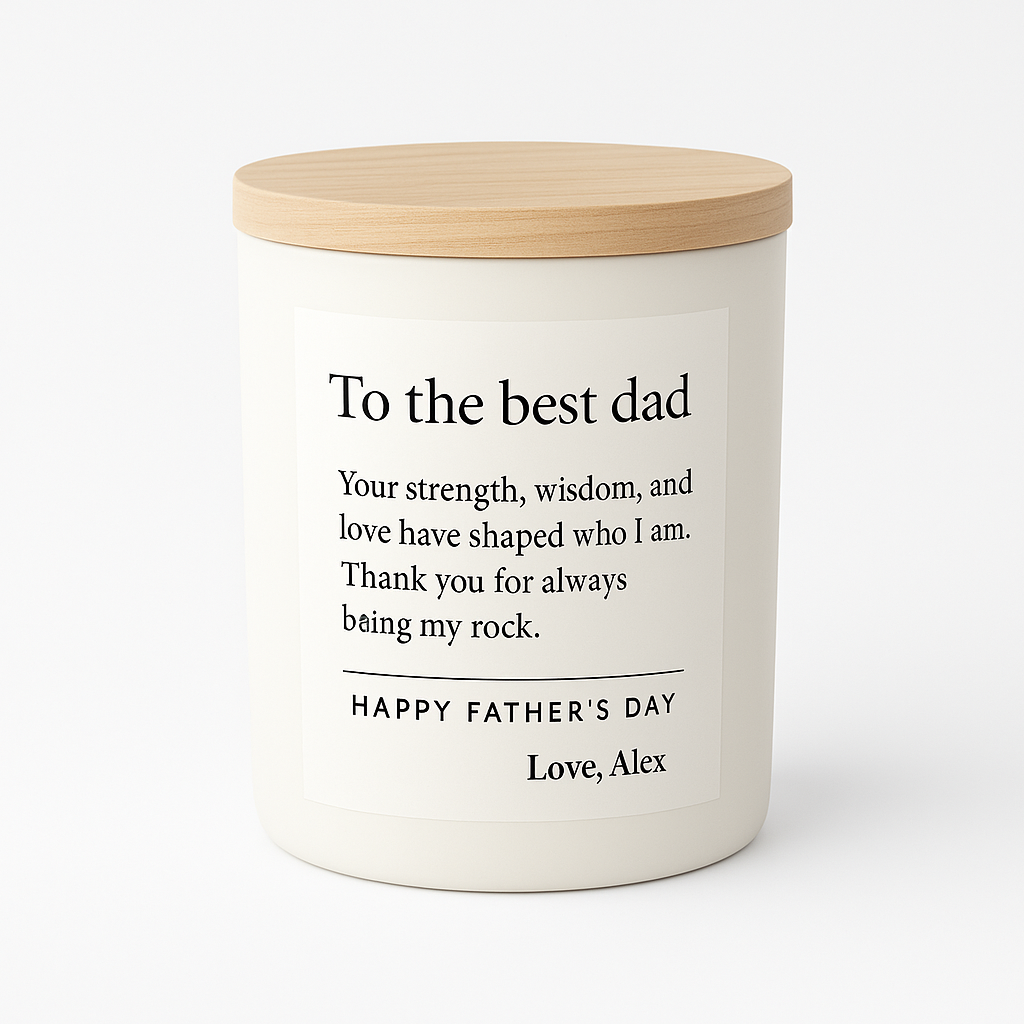Personalized Candle