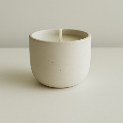 Transport yourself to the coast with Summer on Salt Spring – a fruity soy-blend candle in a reusable concrete jar. Banana, pear &amp; peach bliss in every burn.