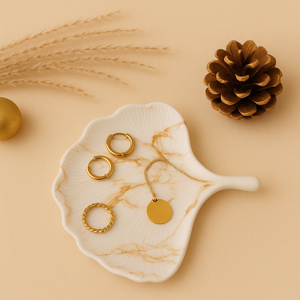Gingko Leaf Vanity Tray